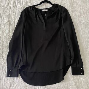 Black, long sleeve Calvin Klein blouse. NWT.